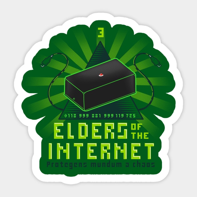 Elders of the Internet Sticker by OmarFeliciano_PrimitiveTool